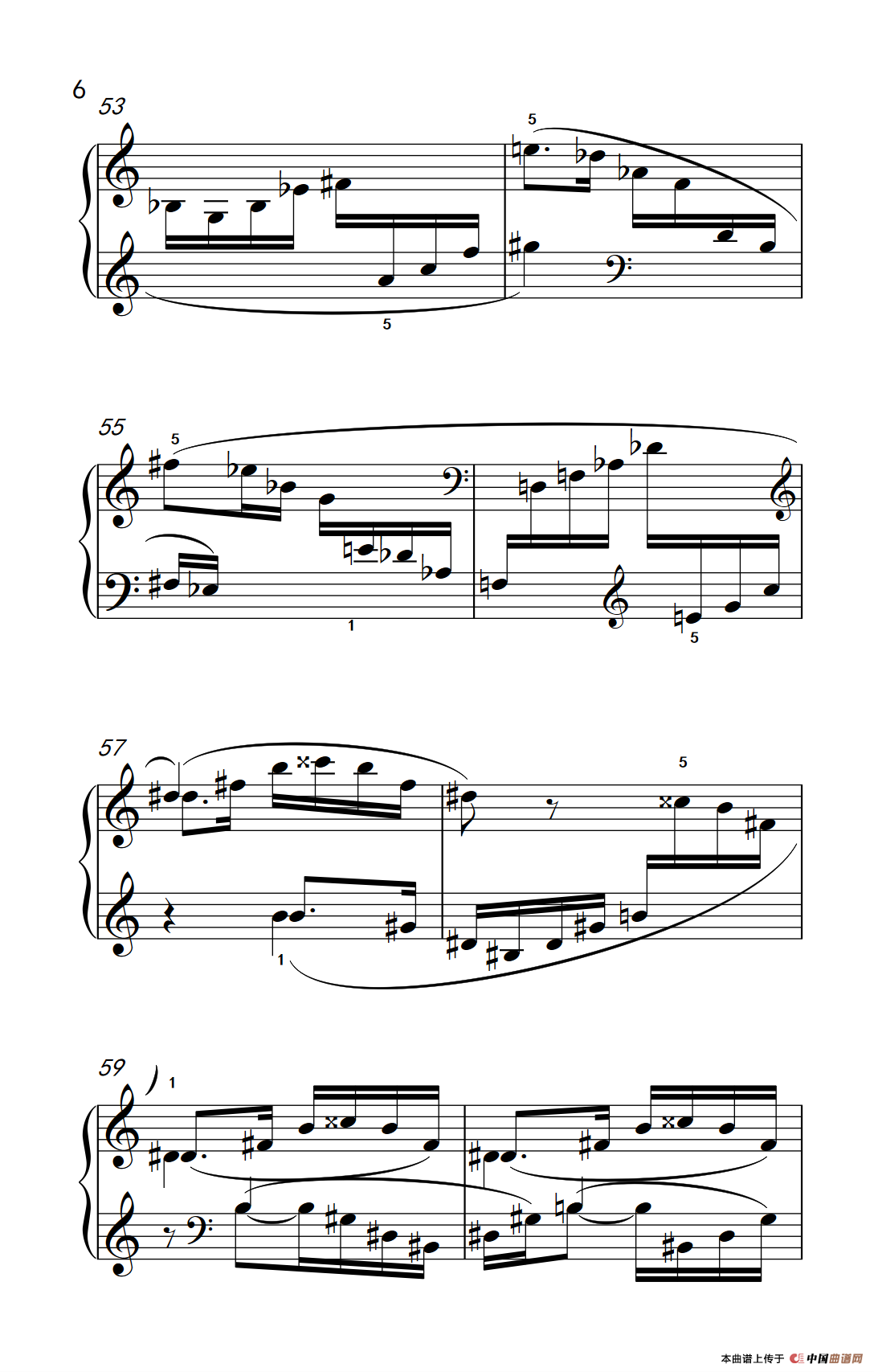 分解琶音（巴托克 小宇宙 钢琴教程 6）