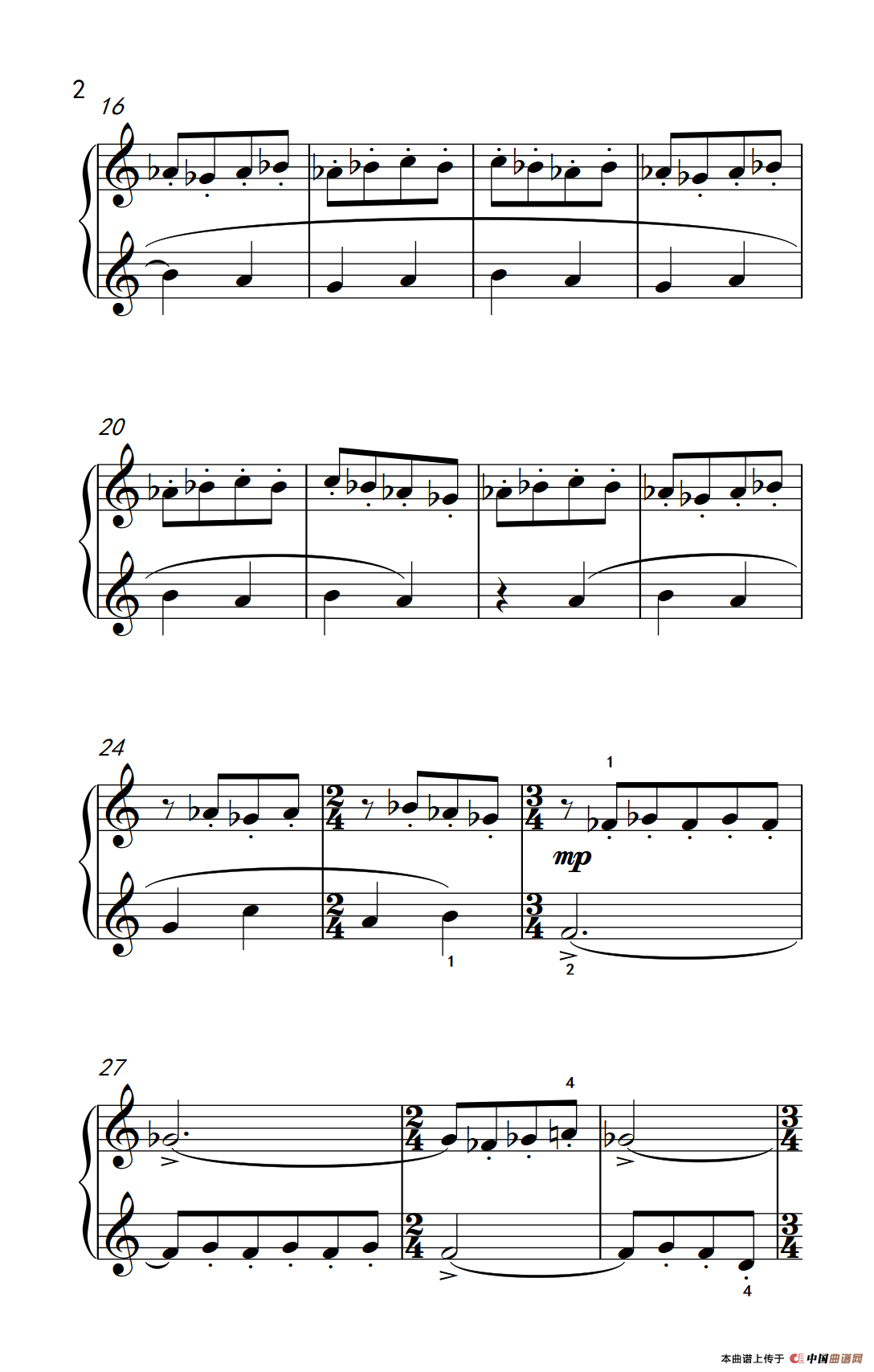 一只苍蝇的日记（巴托克 小宇宙 钢琴教程 6）