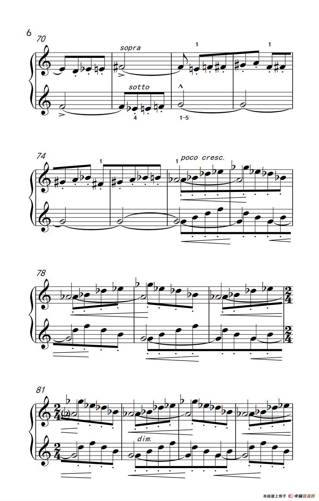 一只苍蝇的日记（巴托克 小宇宙 钢琴教程 6）