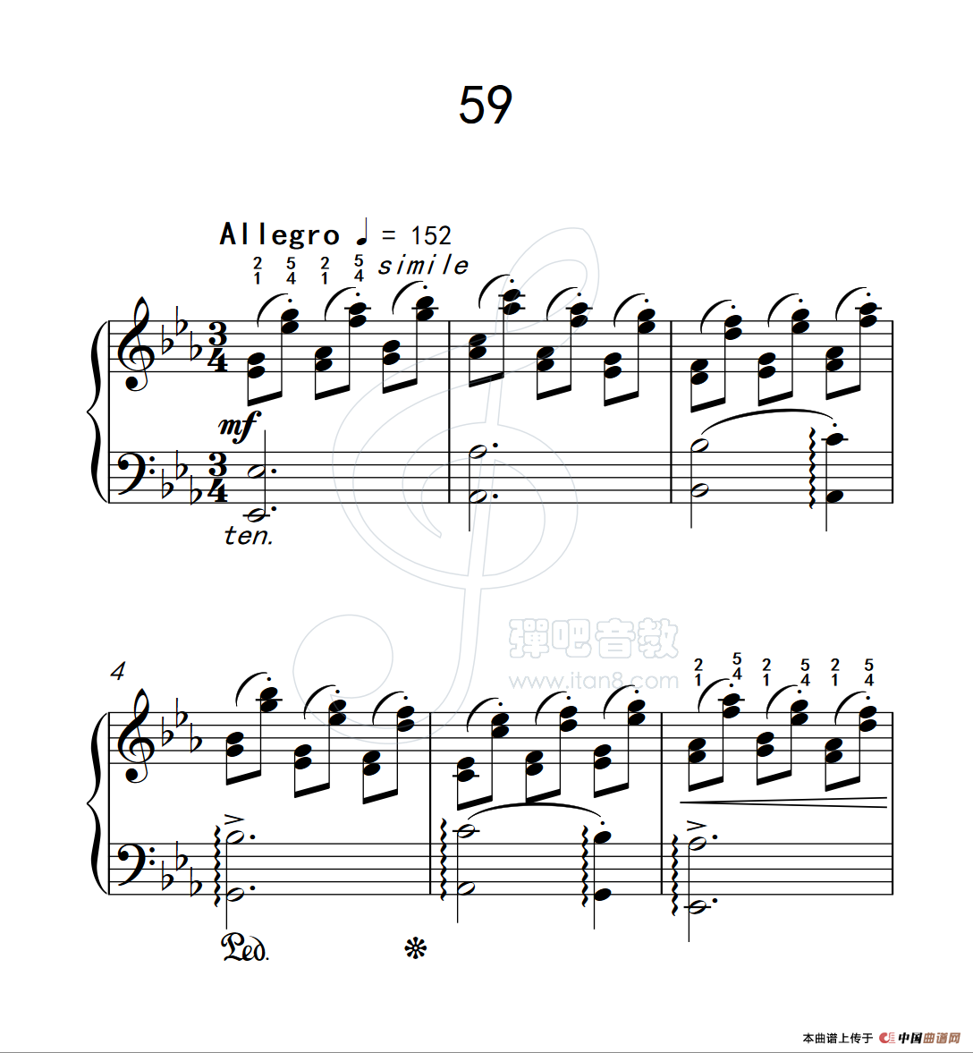 练习曲 59（克拉莫钢琴练习曲60首）