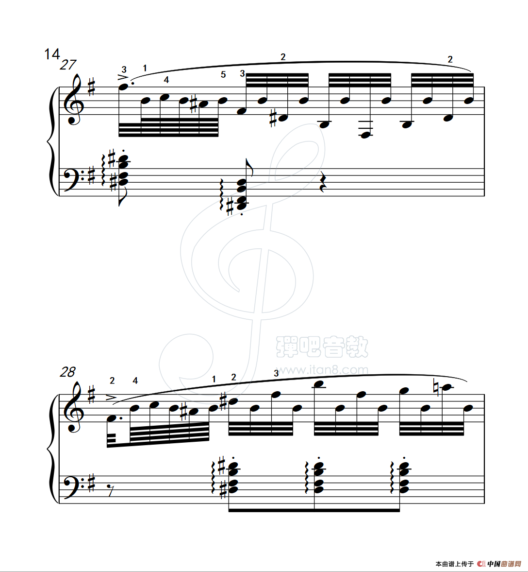 练习曲 58（克拉莫钢琴练习曲60首）