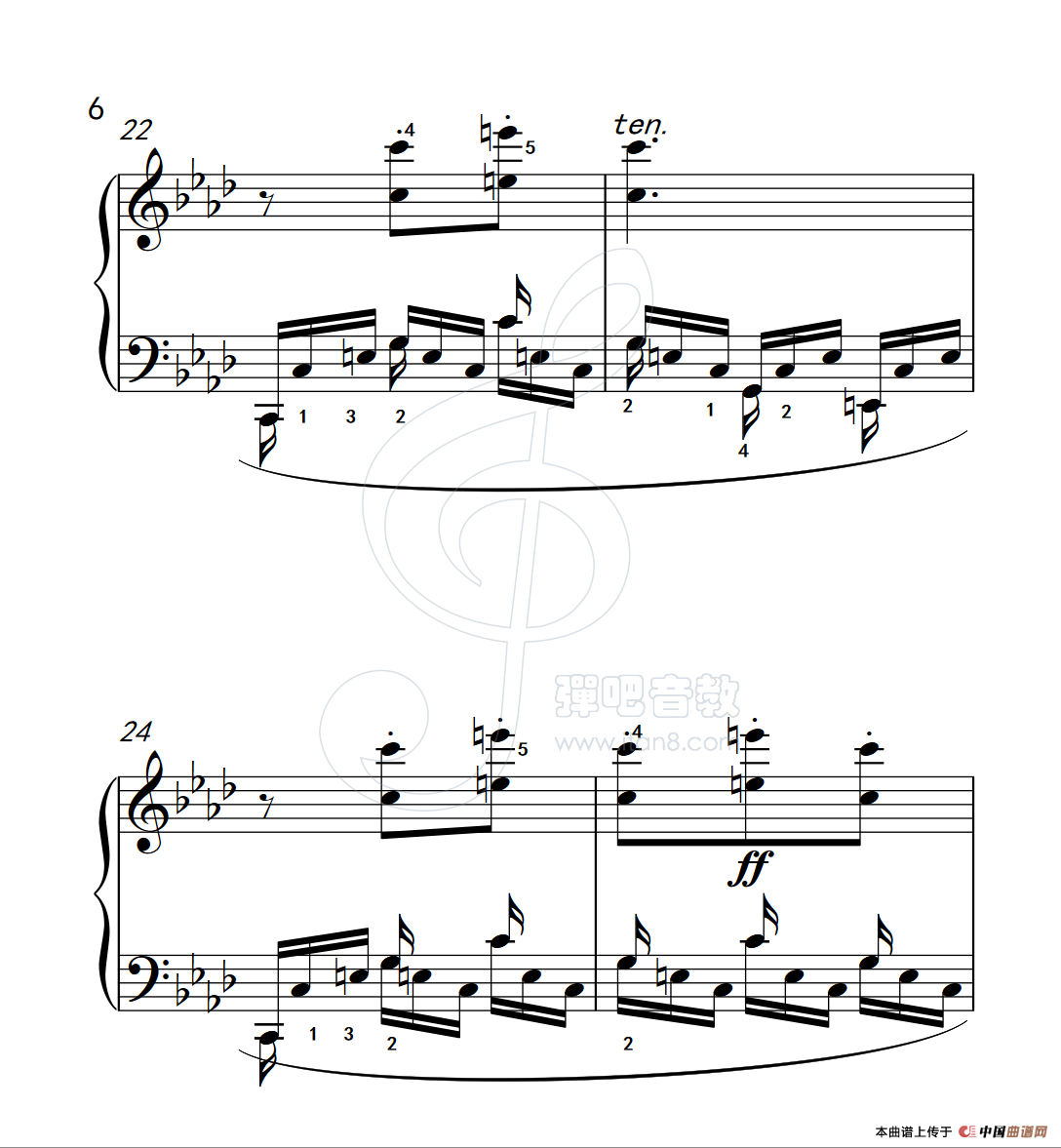 练习曲 57（克拉莫钢琴练习曲60首）