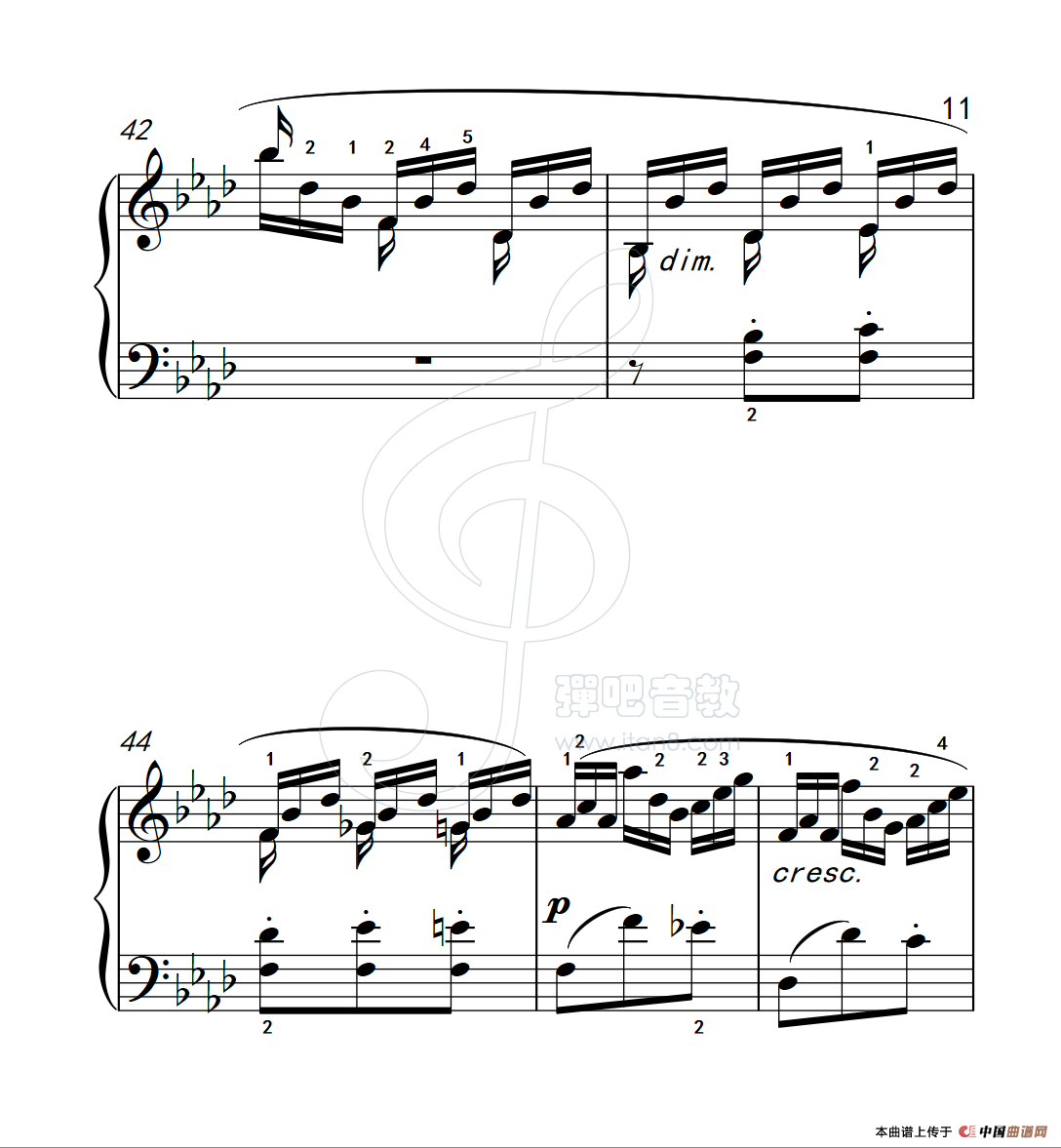 练习曲 57（克拉莫钢琴练习曲60首）