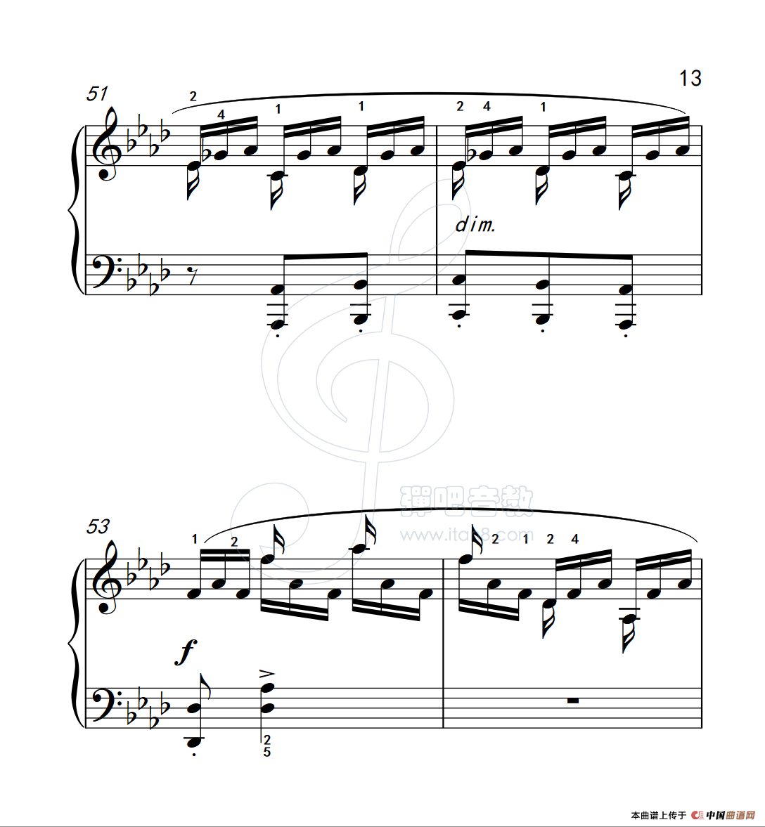 练习曲 57（克拉莫钢琴练习曲60首）