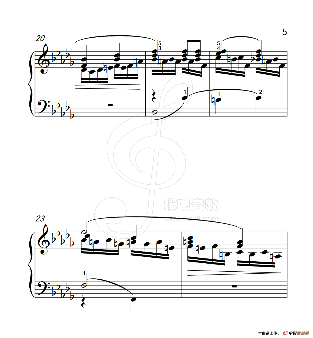 练习曲 55（克拉莫钢琴练习曲60首）