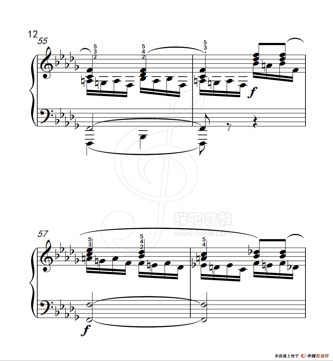 练习曲 55（克拉莫钢琴练习曲60首）