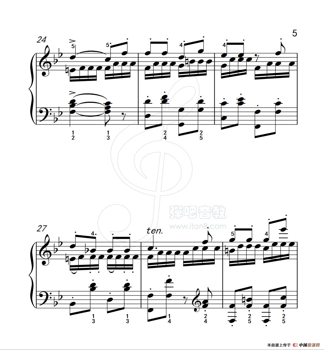 练习曲 52（克拉莫钢琴练习曲60首）