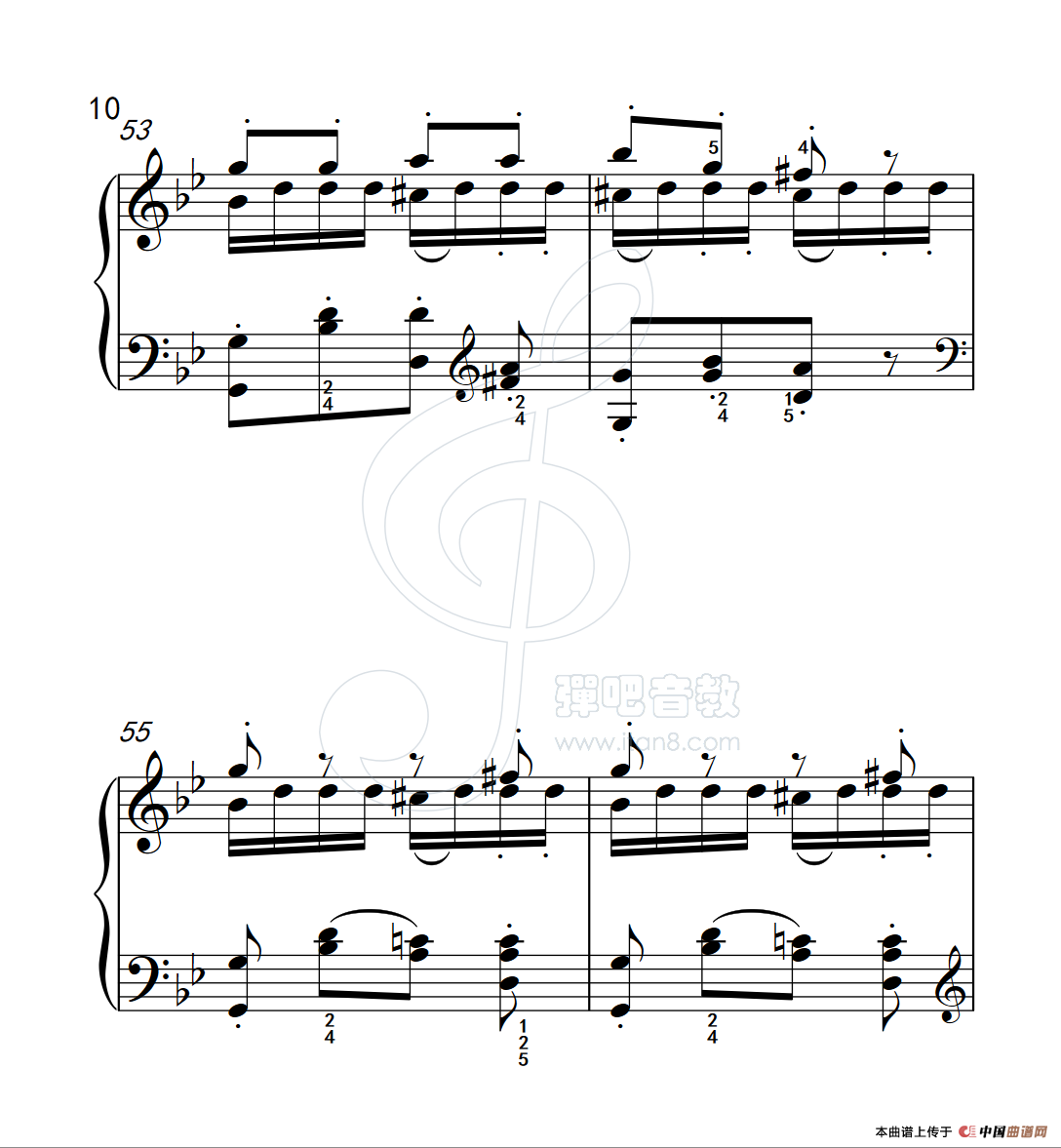 练习曲 52（克拉莫钢琴练习曲60首）