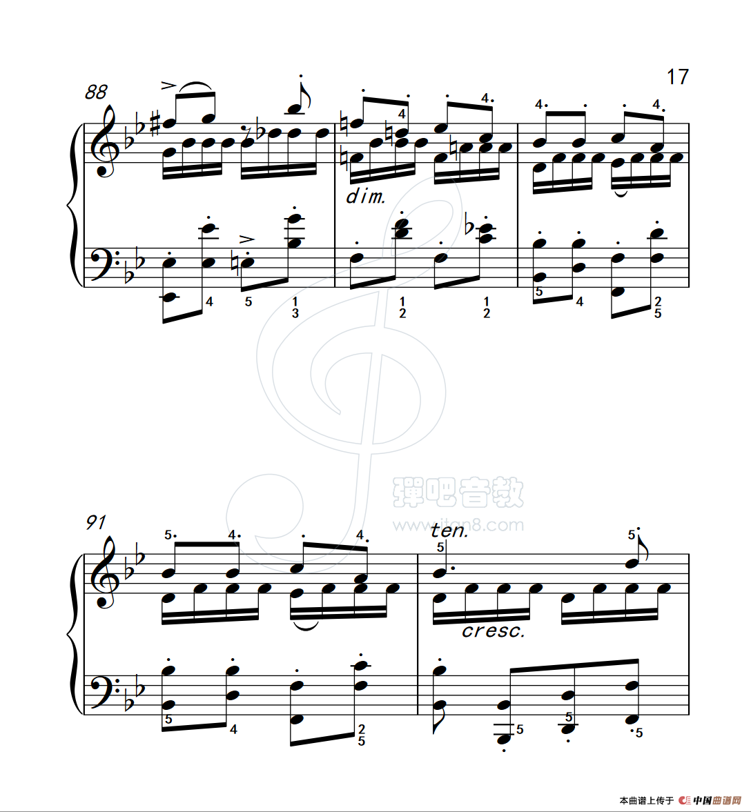 练习曲 52（克拉莫钢琴练习曲60首）