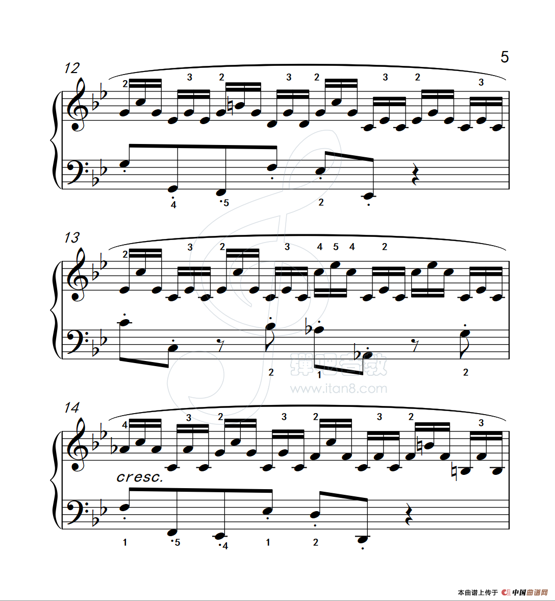 练习曲 51（克拉莫钢琴练习曲60首）