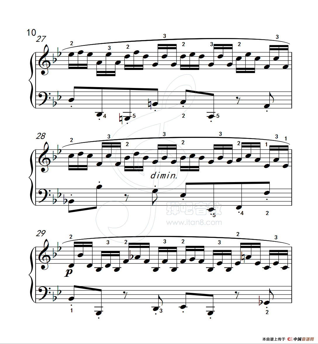 练习曲 51（克拉莫钢琴练习曲60首）