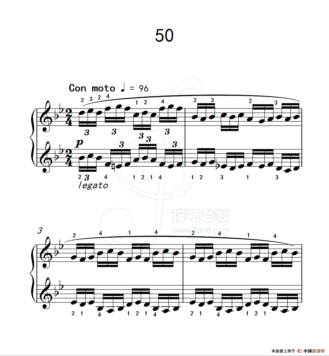 练习曲 50（克拉莫钢琴练习曲60首）