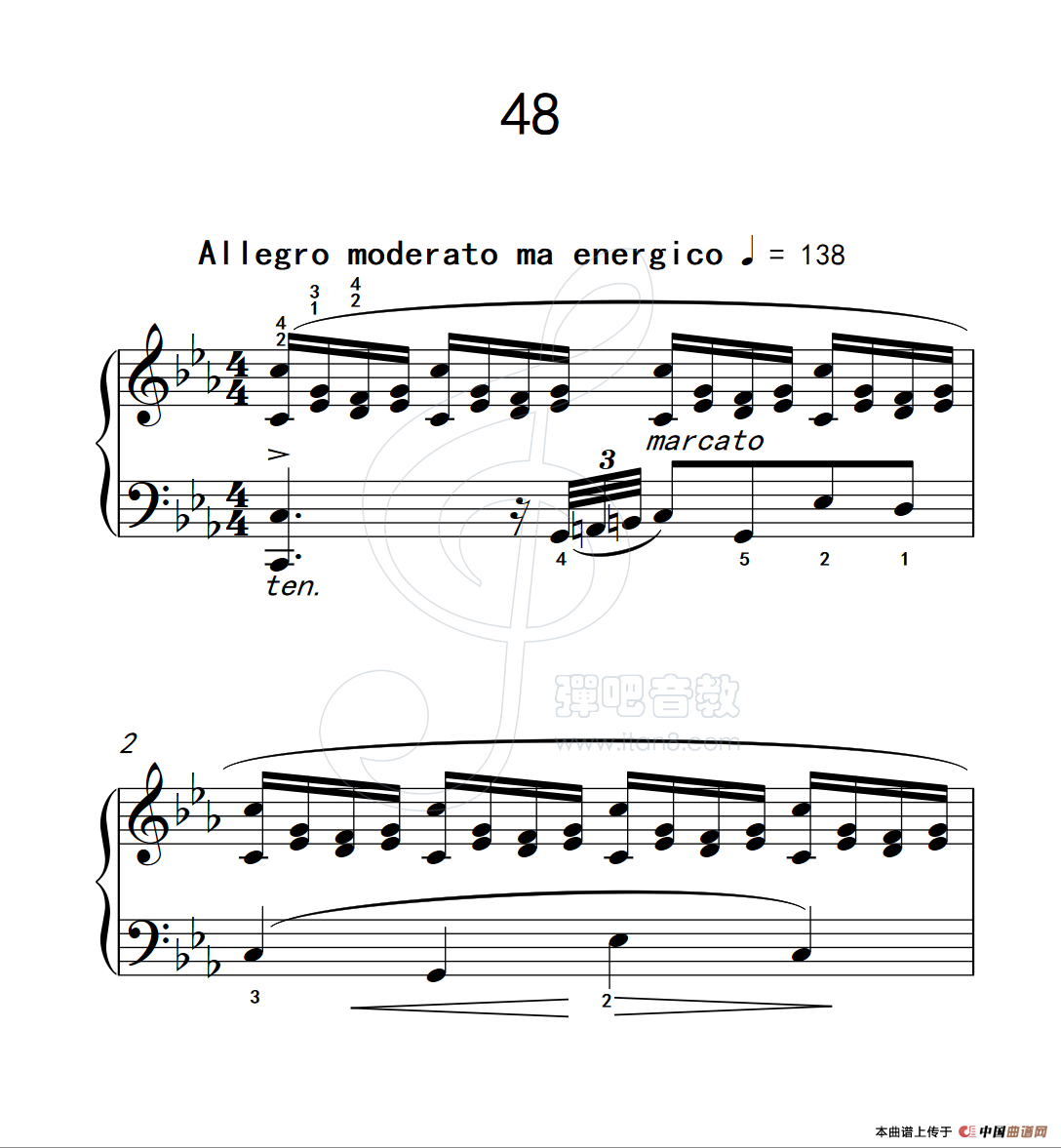 练习曲 48（克拉莫钢琴练习曲60首）