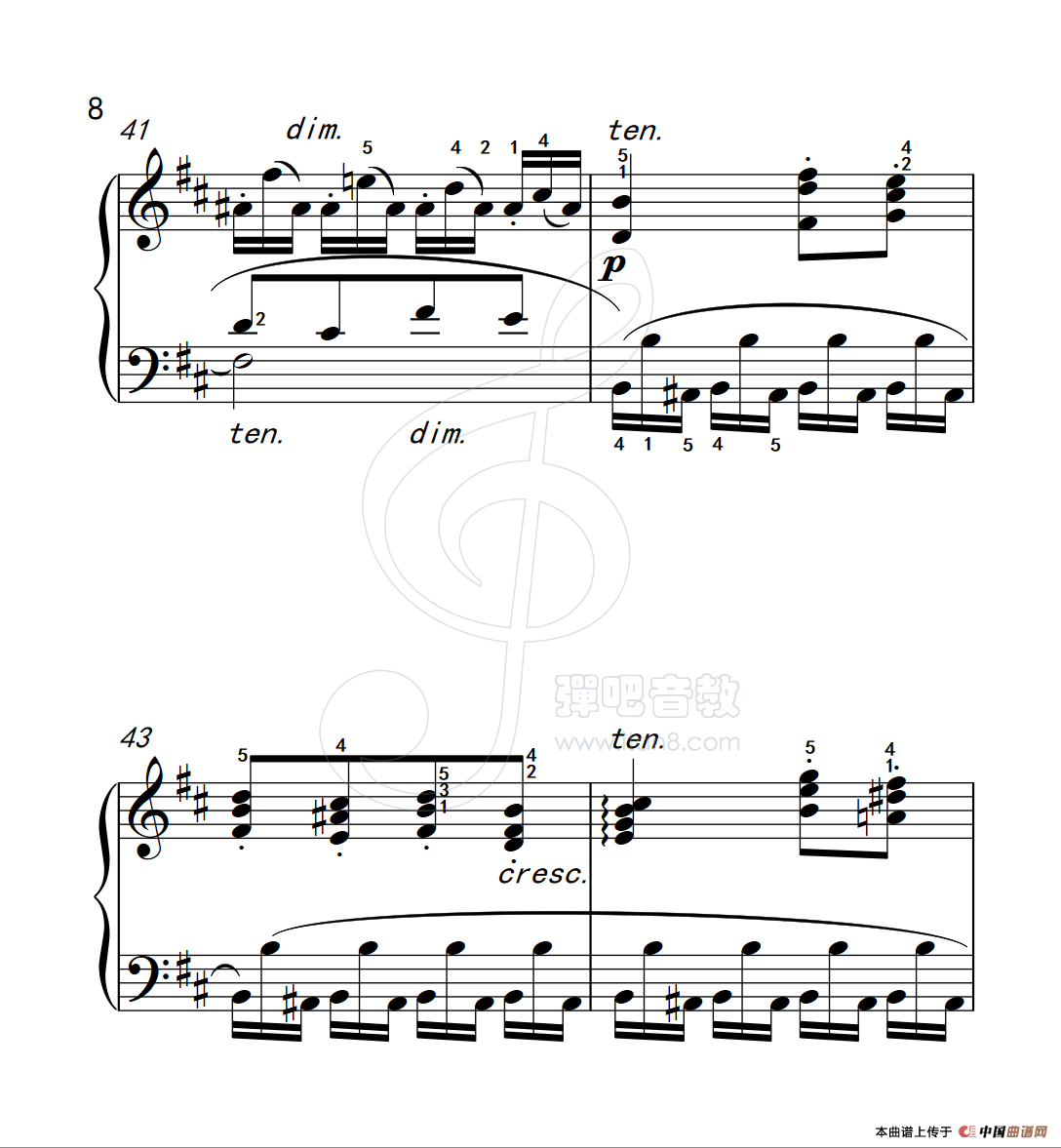 练习曲 45（克拉莫钢琴练习曲60首）