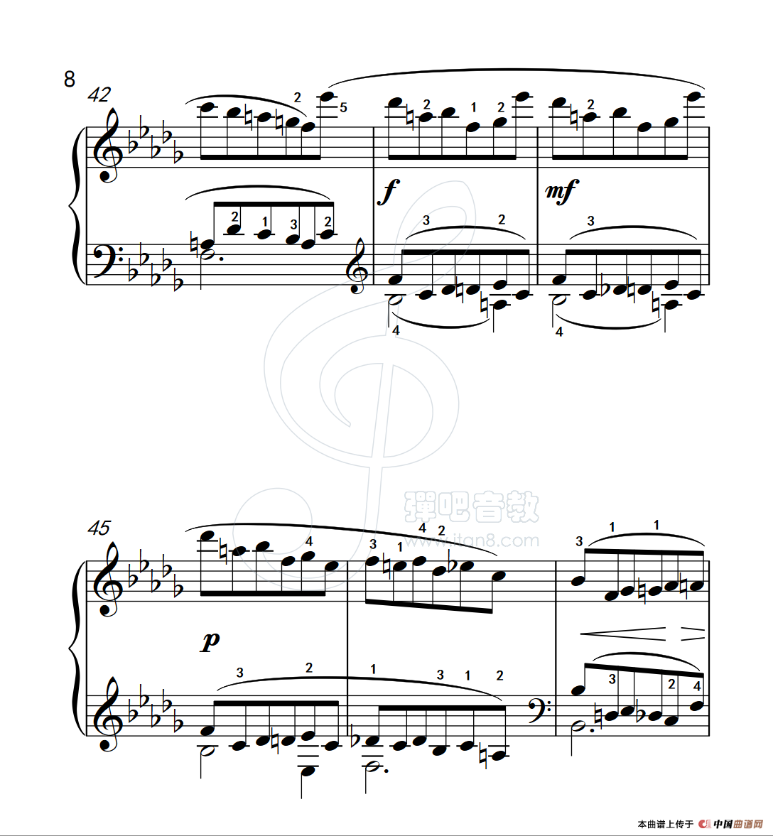 练习曲 44（克拉莫钢琴练习曲60首）