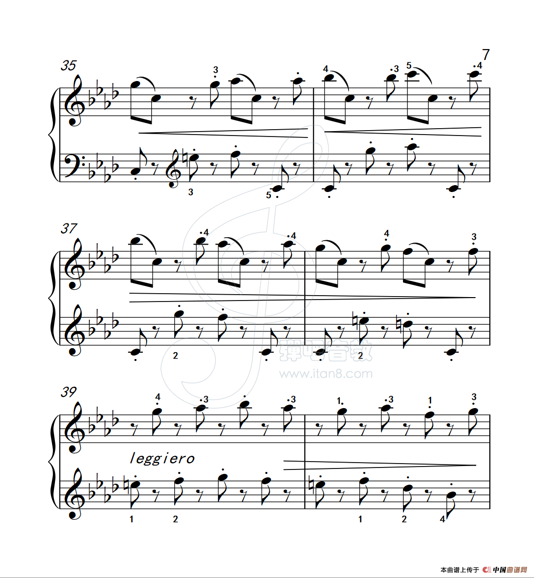 练习曲 43（克拉莫钢琴练习曲60首）