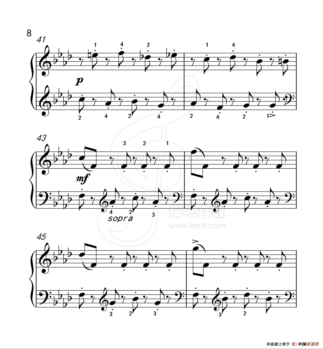 练习曲 43（克拉莫钢琴练习曲60首）