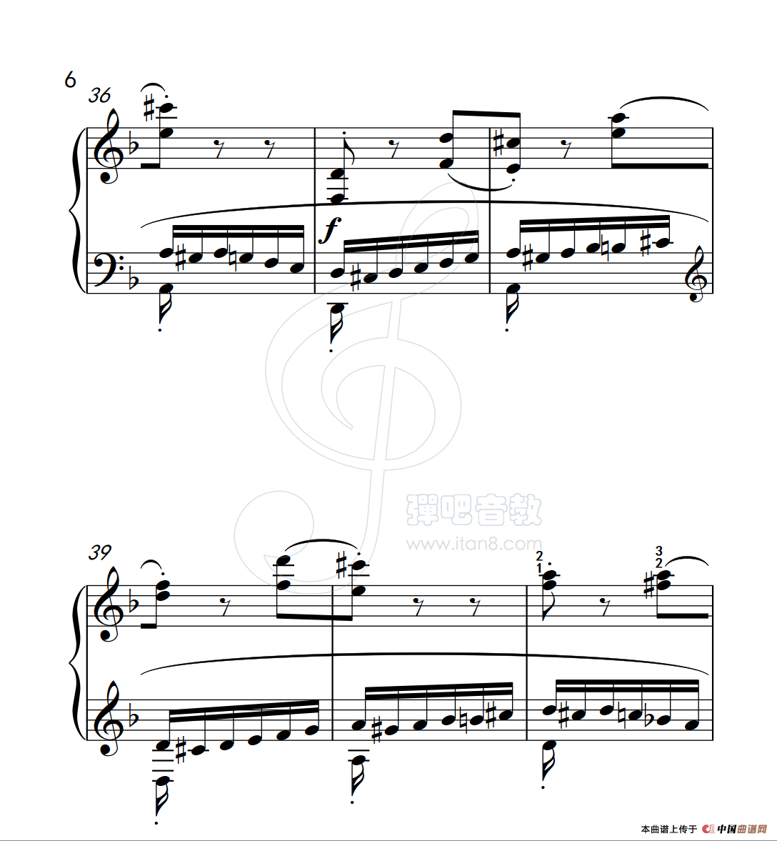 练习曲 39（克拉莫钢琴练习曲60首）