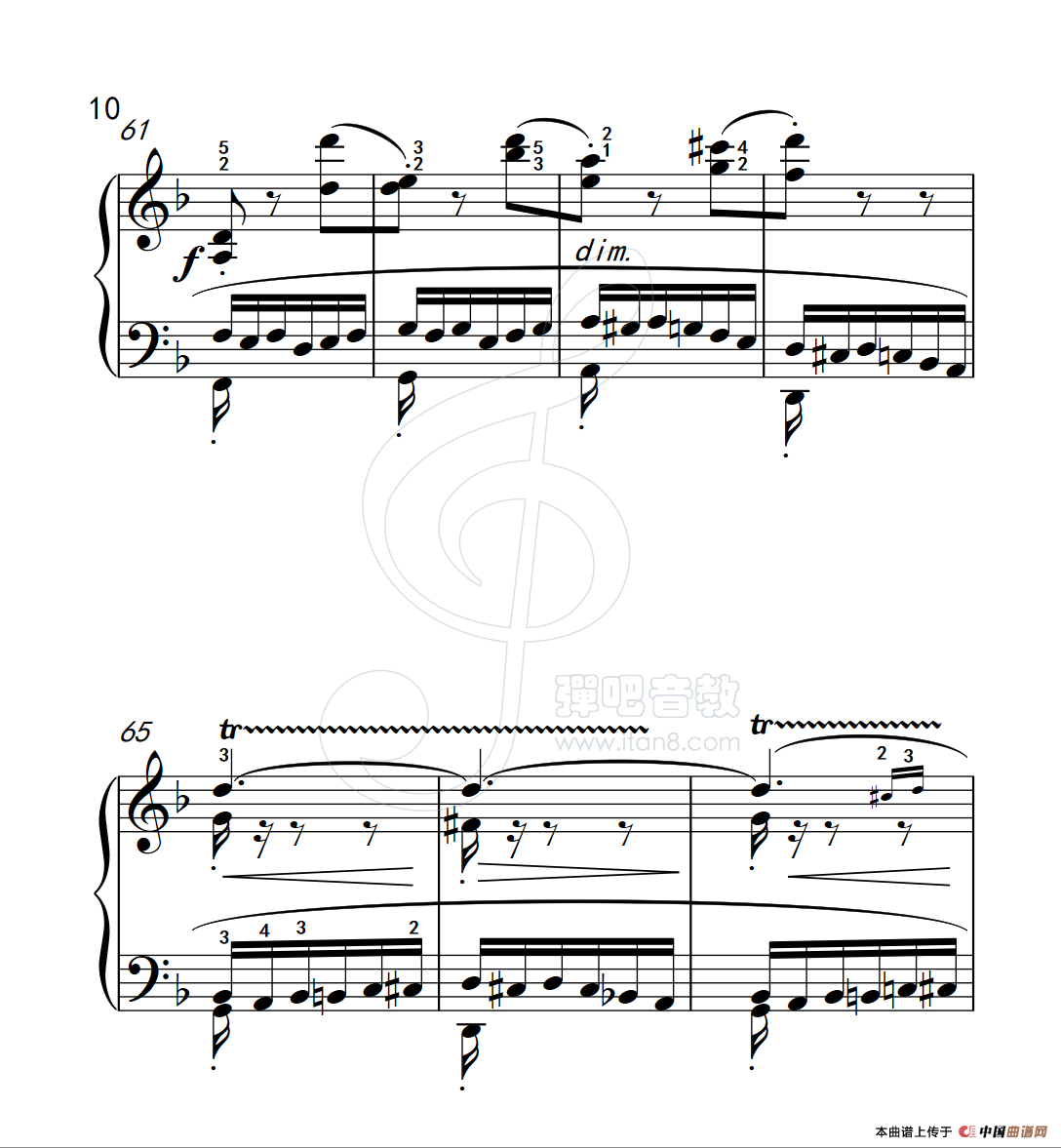 练习曲 39（克拉莫钢琴练习曲60首）