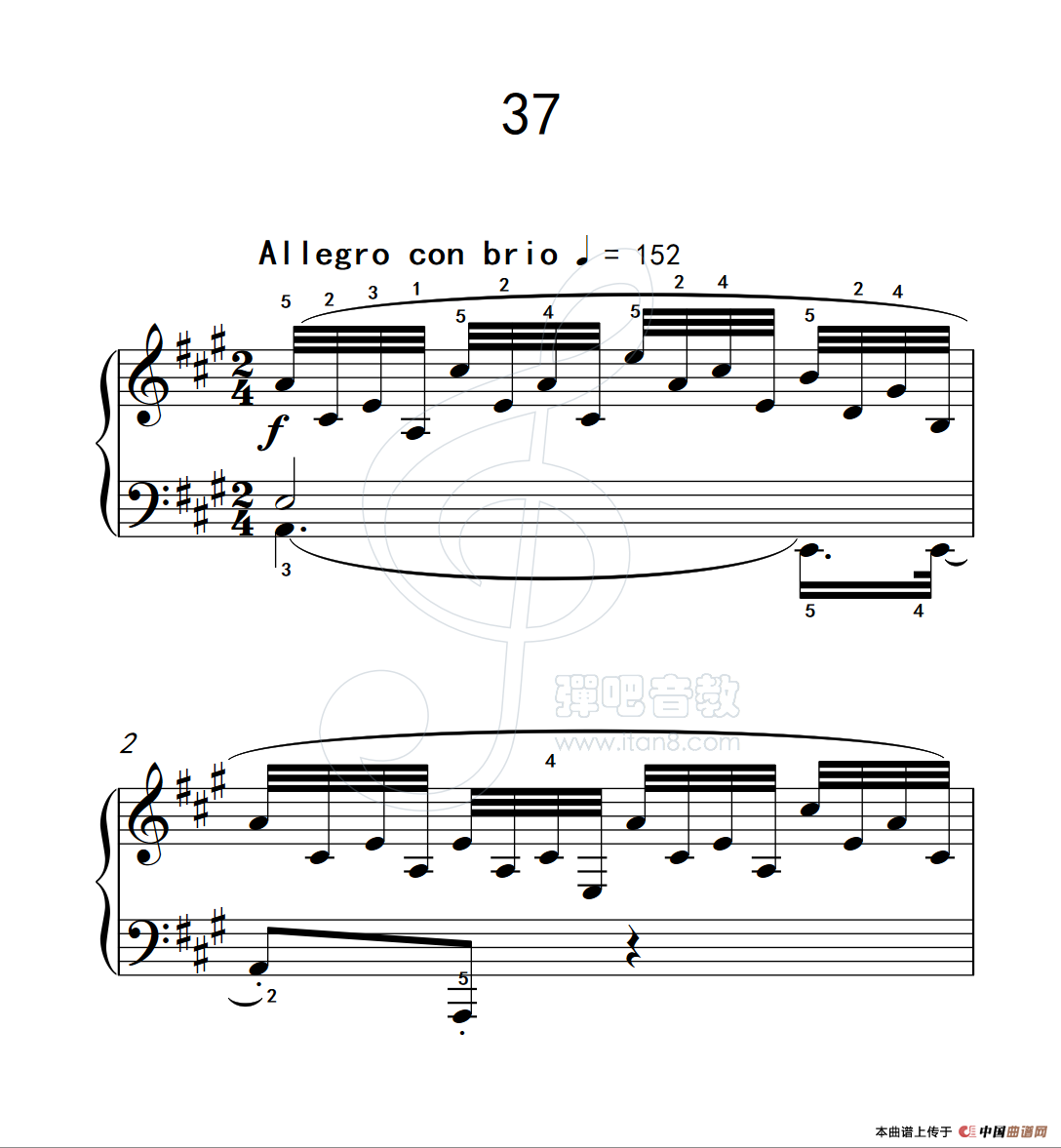 练习曲 37（克拉莫钢琴练习曲60首）