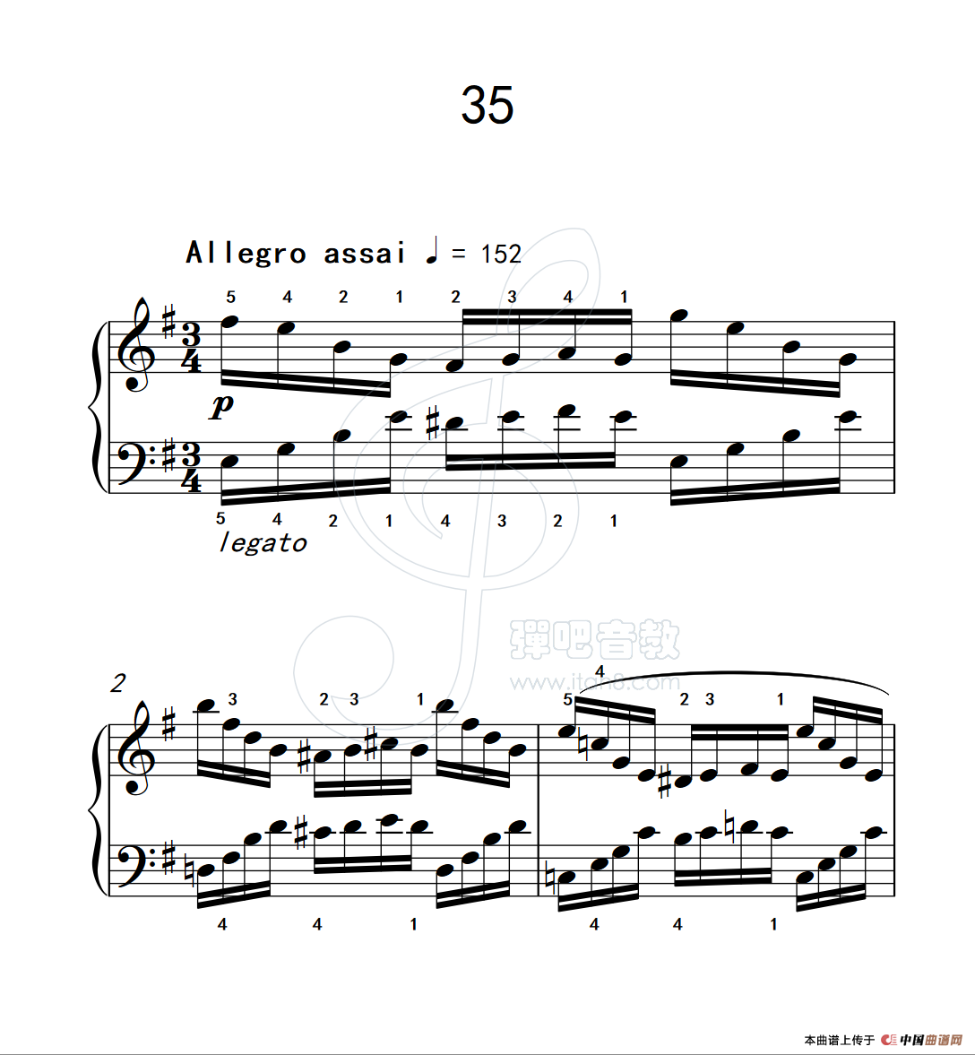 练习曲 35（克拉莫钢琴练习曲60首）