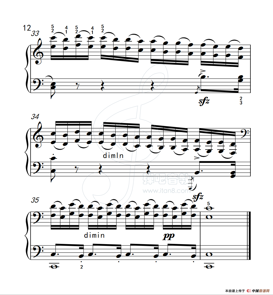 练习曲 33（克拉莫钢琴练习曲60首）