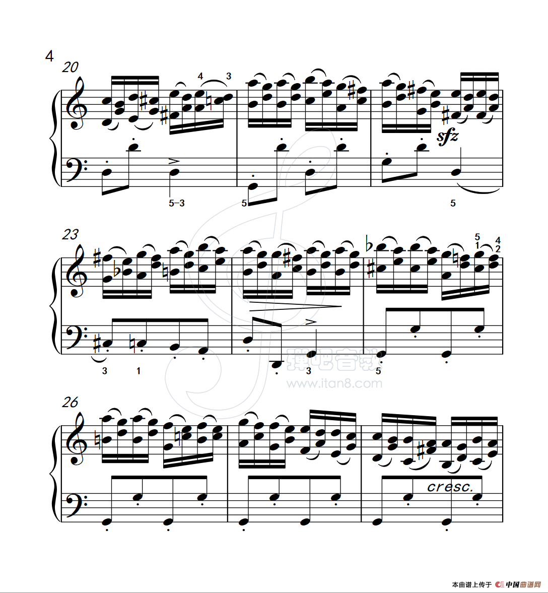 练习曲 26（克拉莫钢琴练习曲60首）