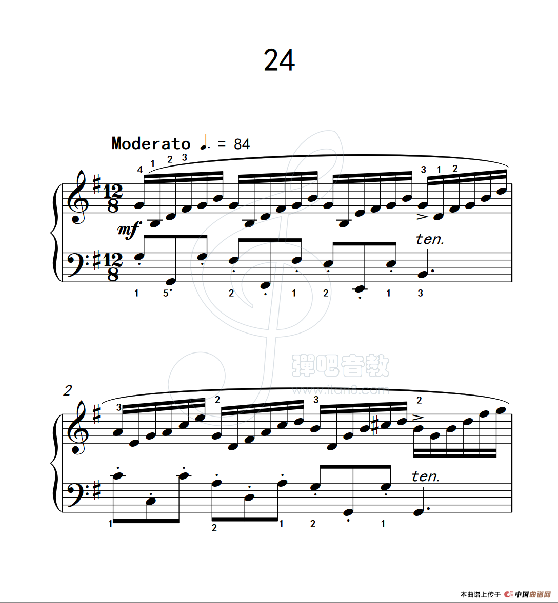练习曲 24（克拉莫钢琴练习曲60首）
