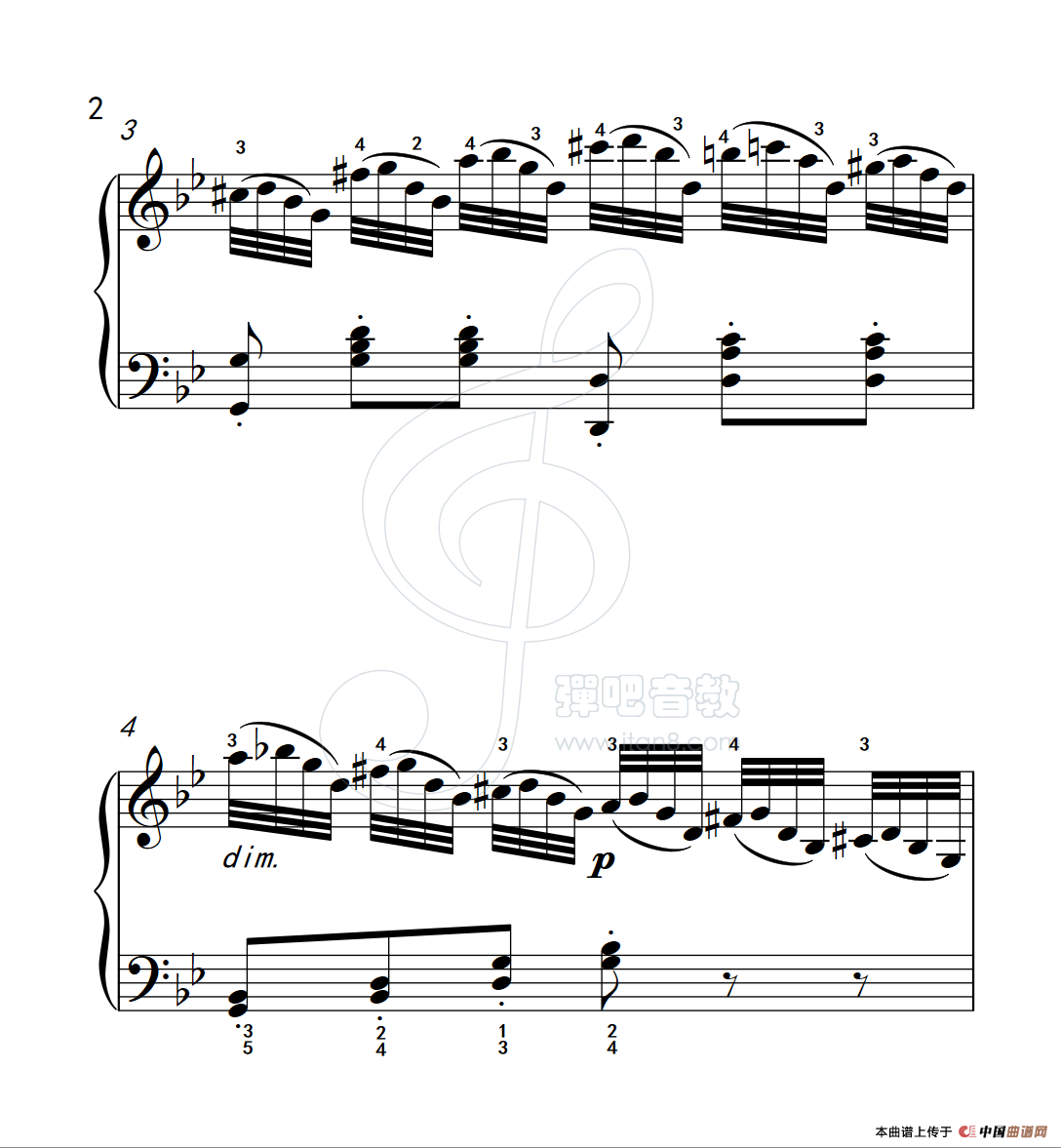 练习曲 21（克拉莫钢琴练习曲60首）