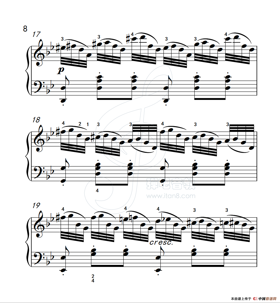 练习曲 21（克拉莫钢琴练习曲60首）