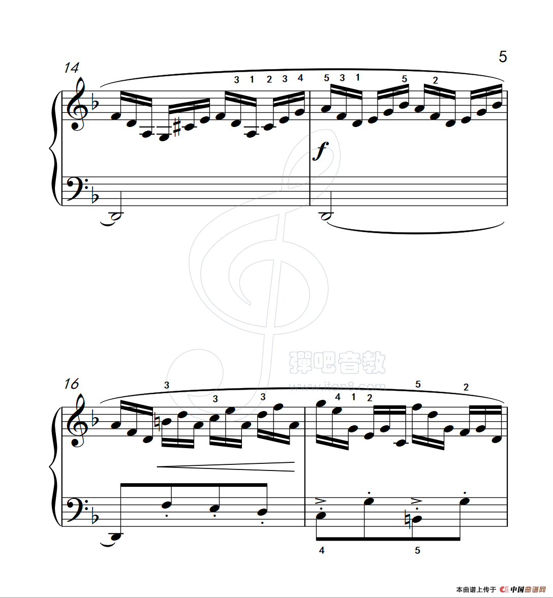 练习曲 18（克拉莫钢琴练习曲60首）