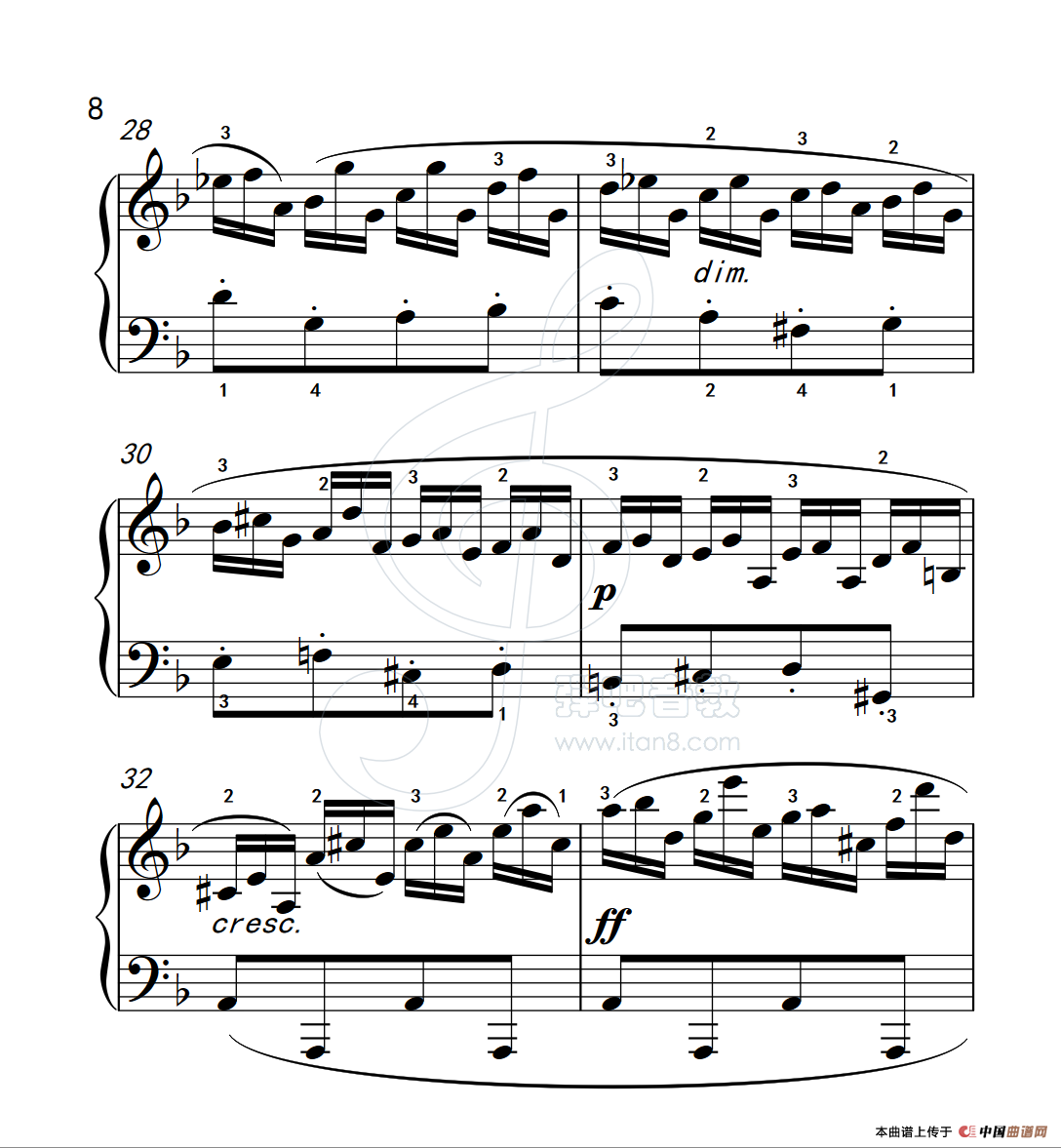 练习曲 18（克拉莫钢琴练习曲60首）