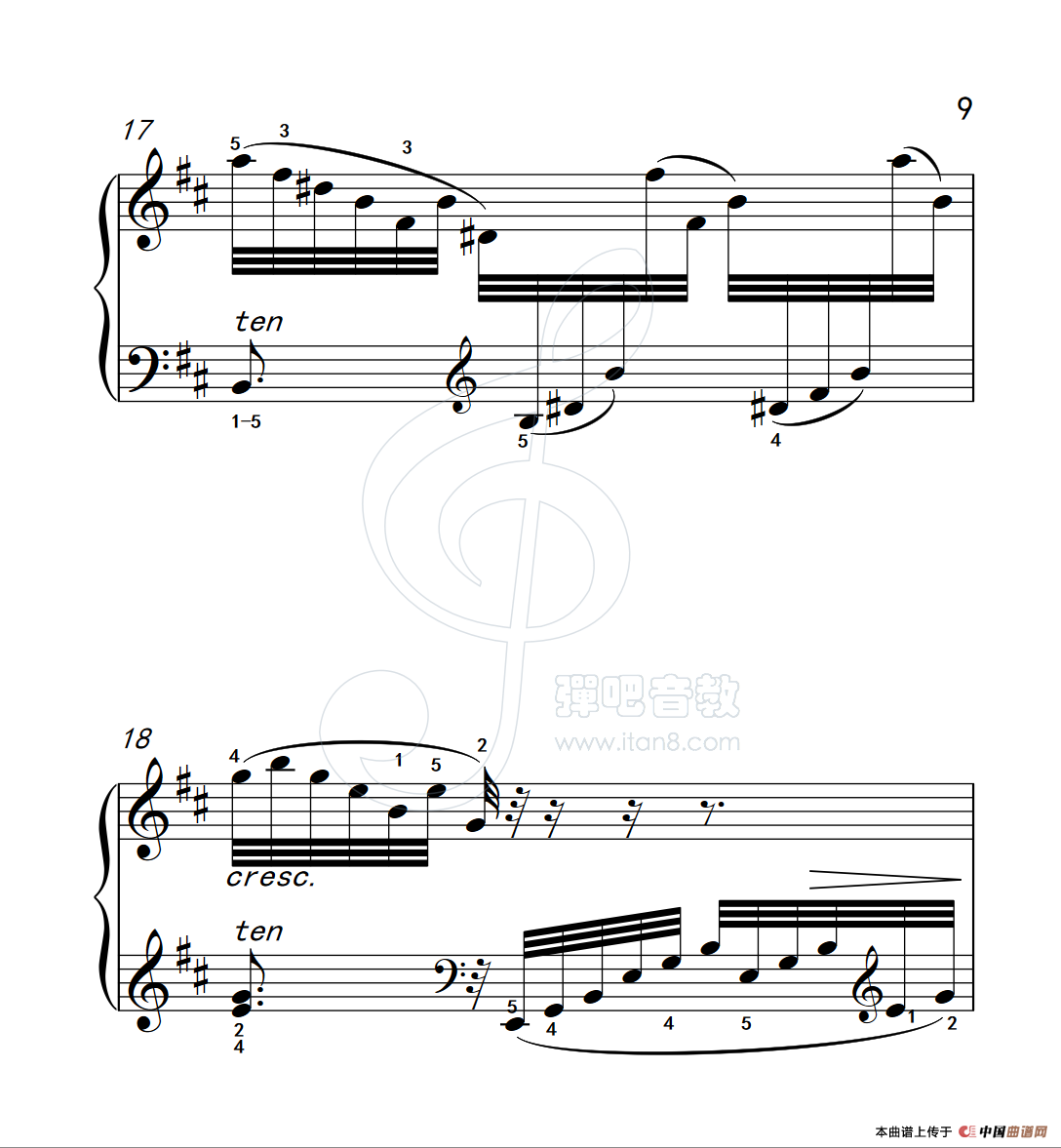 练习曲 17（克拉莫钢琴练习曲60首）