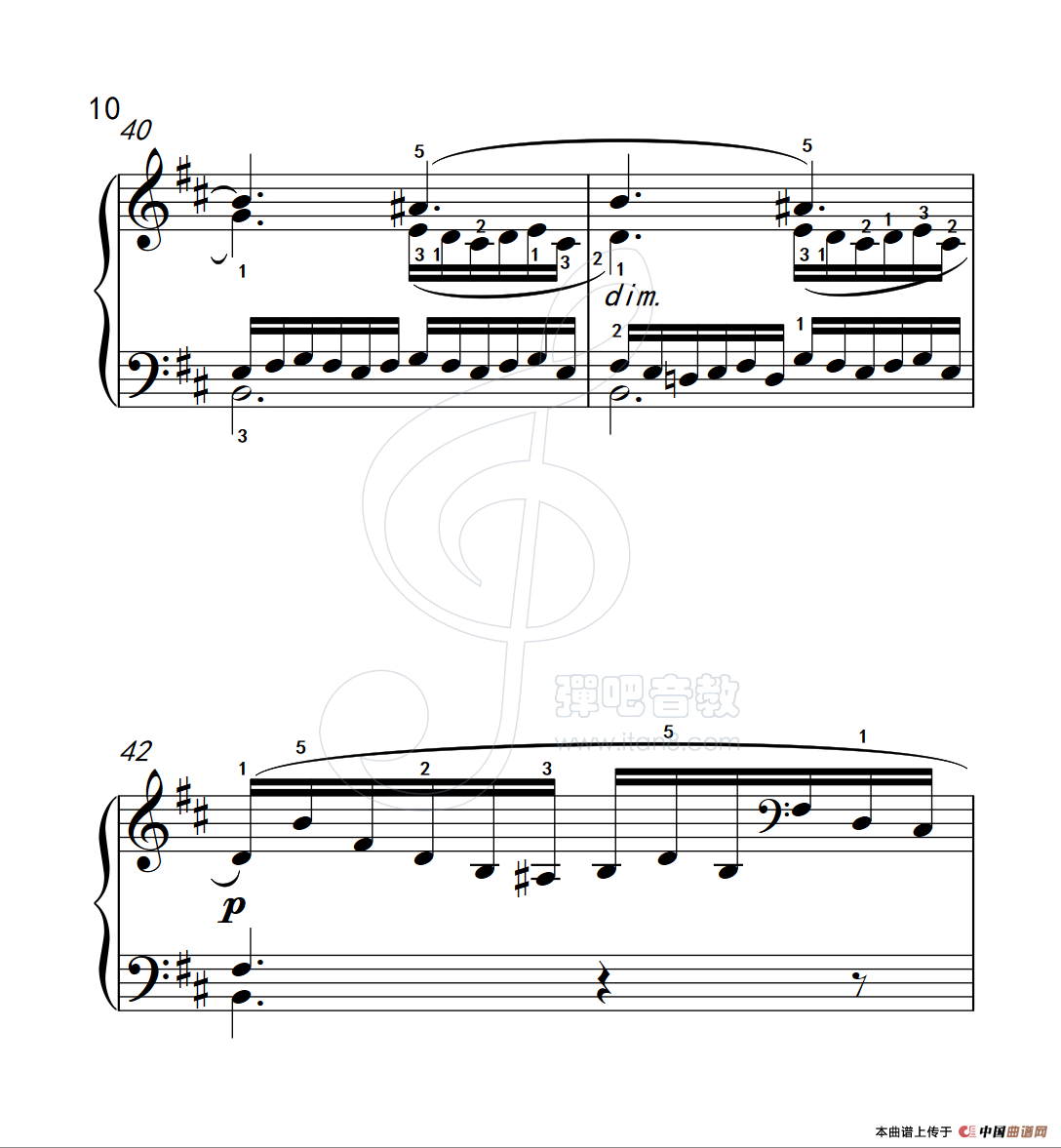 练习曲 16（克拉莫钢琴练习曲60首）