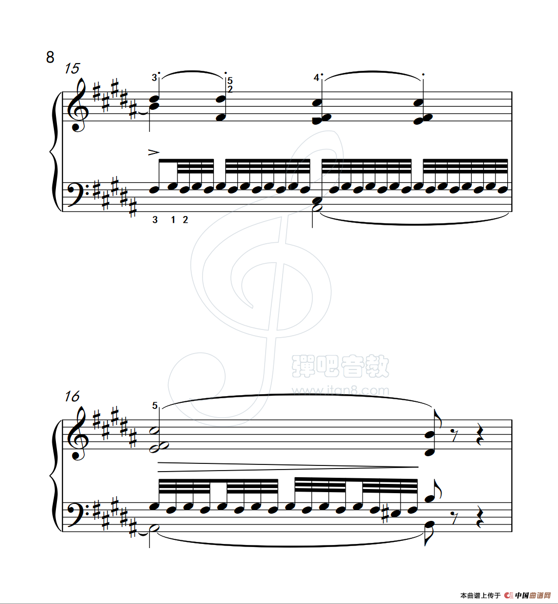 练习曲 15（克拉莫钢琴练习曲60首）
