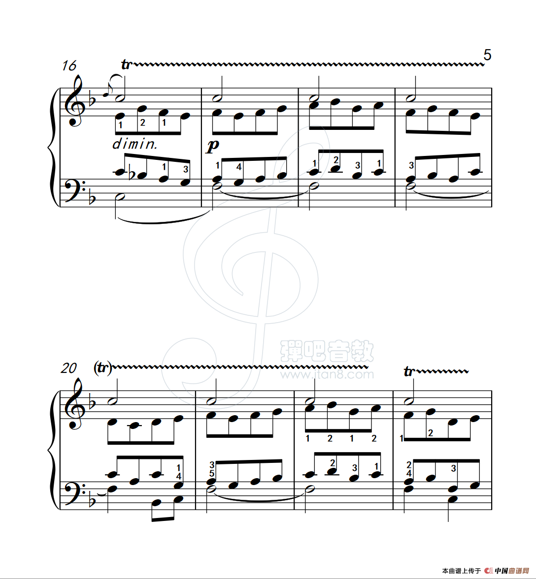 练习曲 14（克拉莫钢琴练习曲60首）