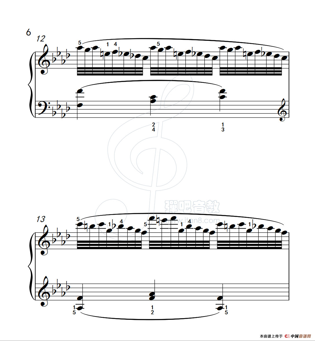 练习曲 13（克拉莫钢琴练习曲60首）