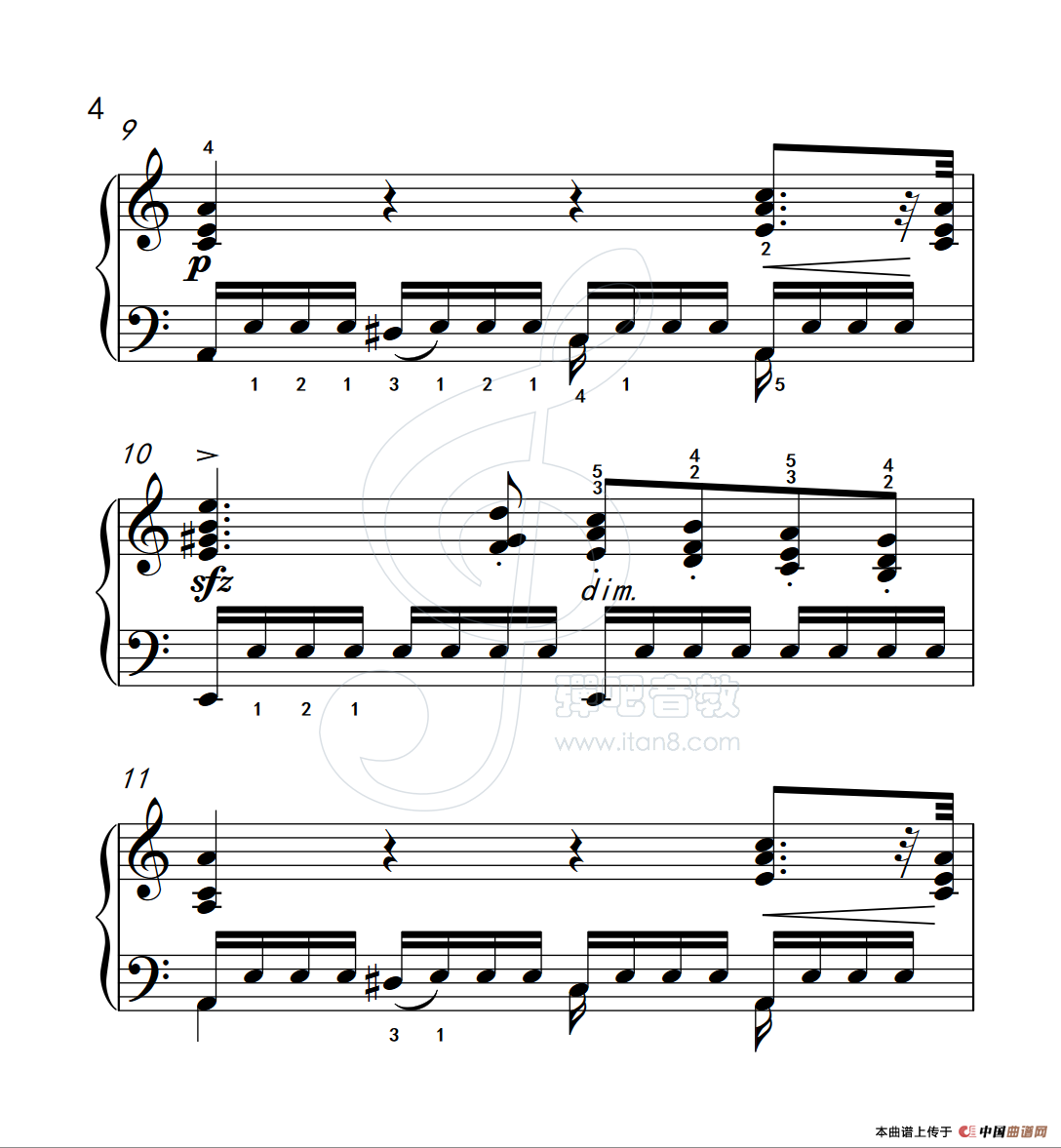 练习曲 12（克拉莫钢琴练习曲60首）