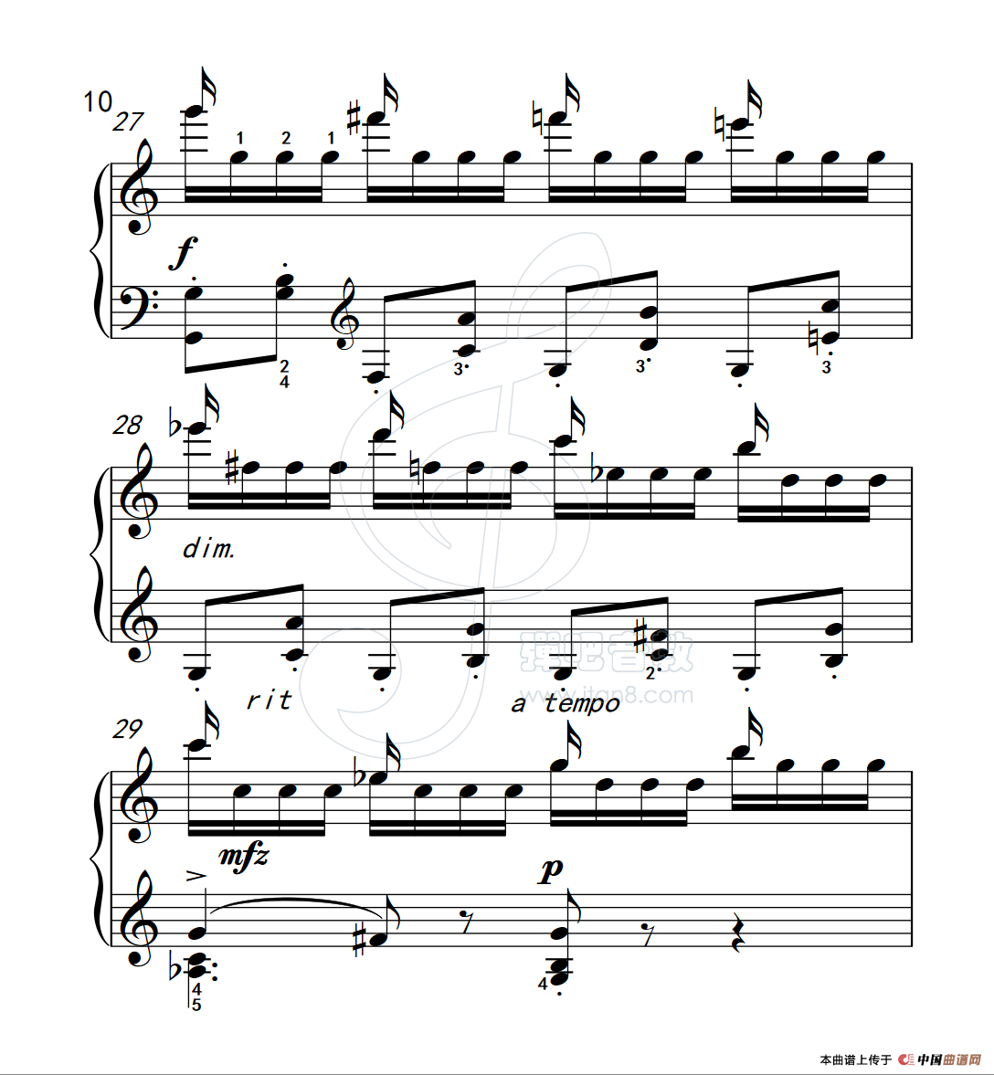 练习曲 12（克拉莫钢琴练习曲60首）