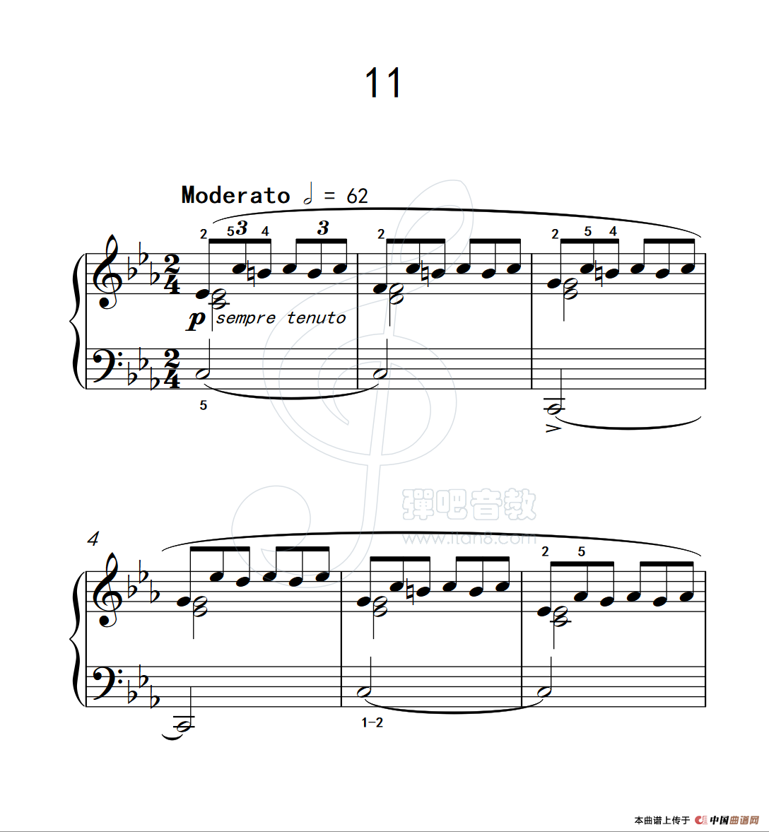 练习曲 11（克拉莫钢琴练习曲60首）