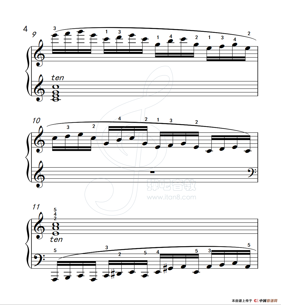 练习曲 10（克拉莫钢琴练习曲60首）