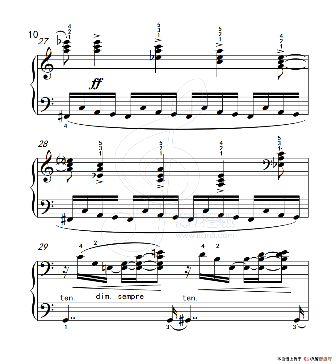 练习曲 10（克拉莫钢琴练习曲60首）