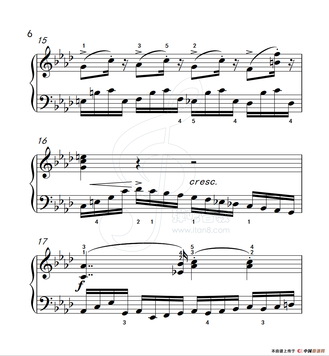 练习曲 8（克拉莫钢琴练习曲60首）