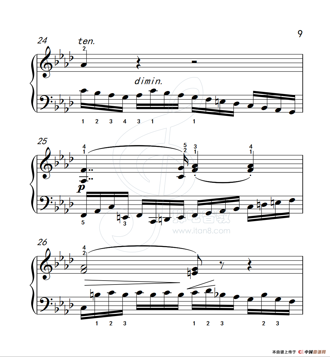 练习曲 8（克拉莫钢琴练习曲60首）