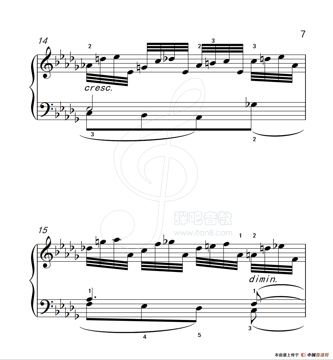 练习曲 7（克拉莫钢琴练习曲60首）