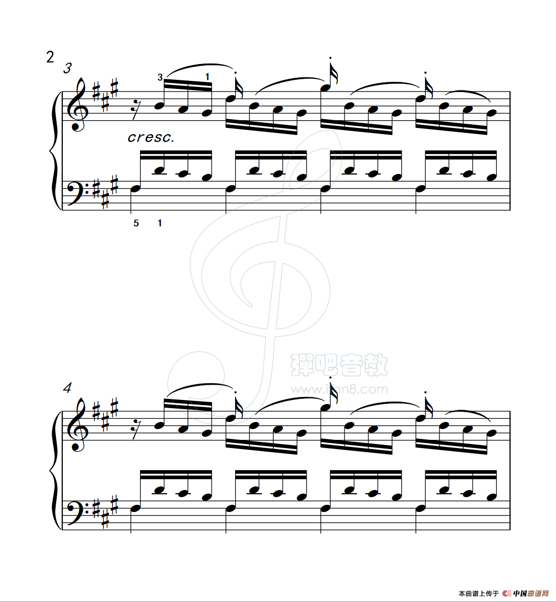 练习曲 6（克拉莫钢琴练习曲60首）