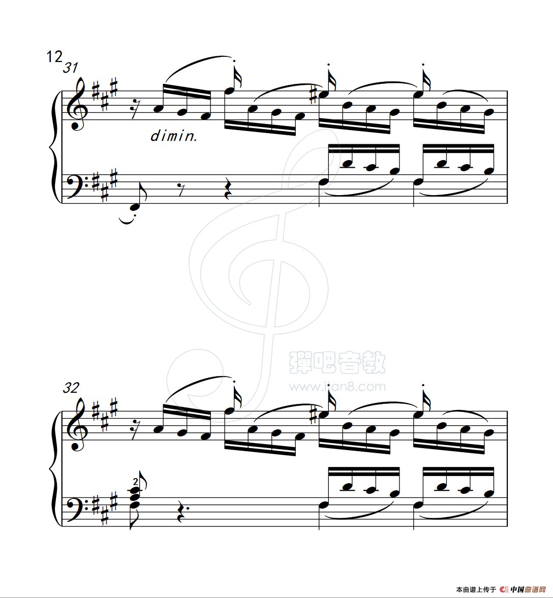 练习曲 6（克拉莫钢琴练习曲60首）