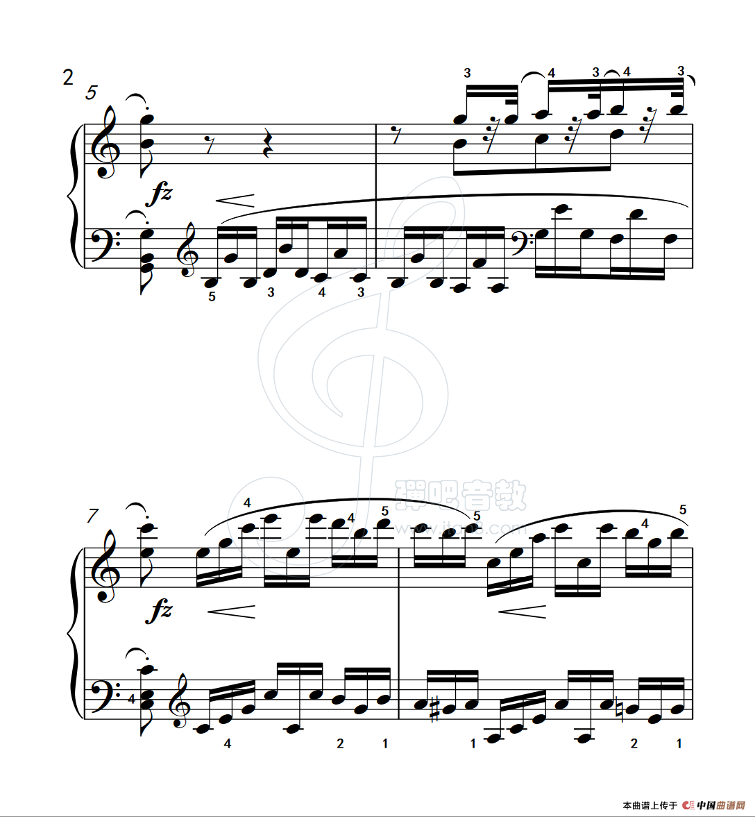 练习曲 5（克拉莫钢琴练习曲60首）