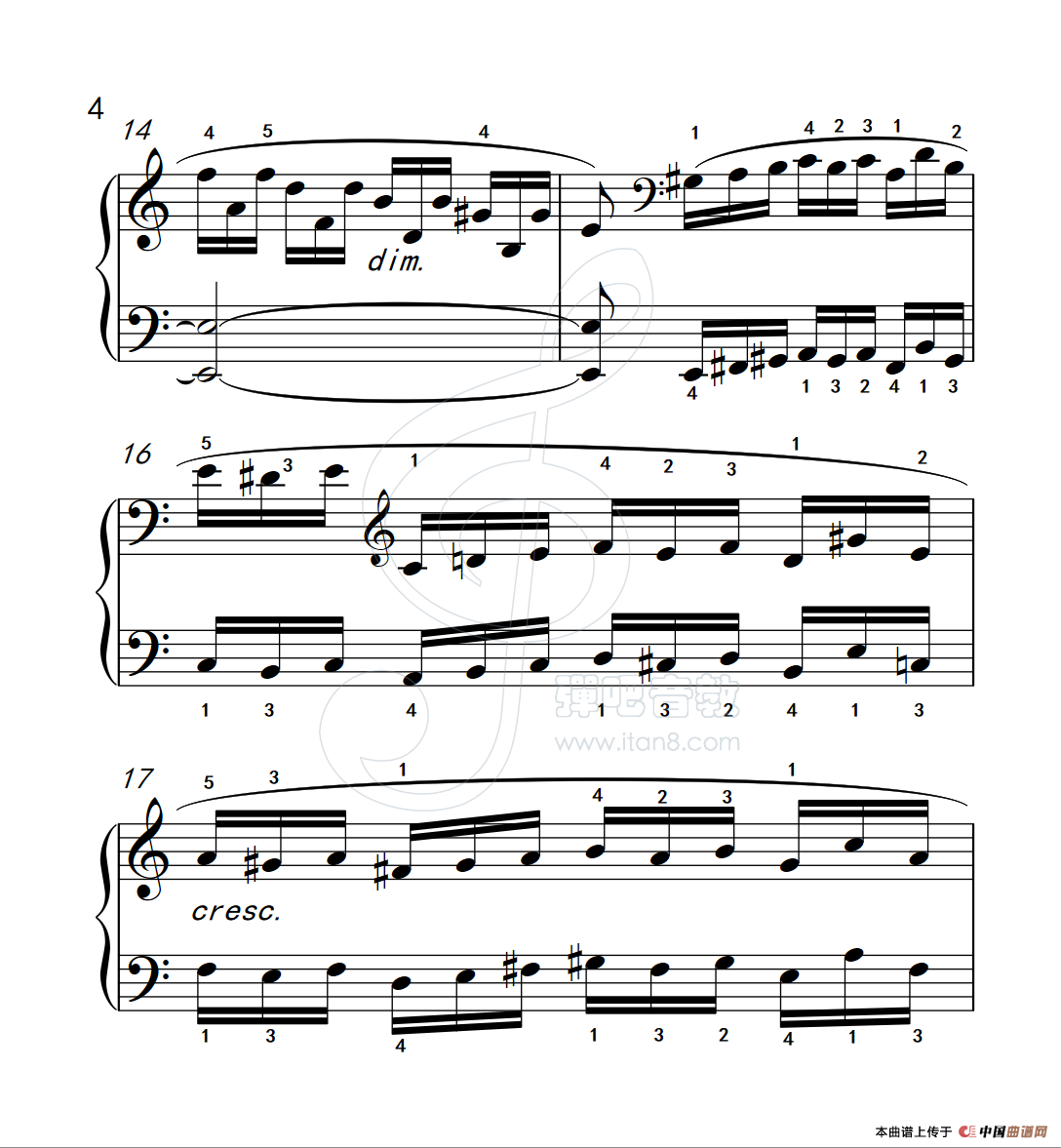 练习曲 5（克拉莫钢琴练习曲60首）