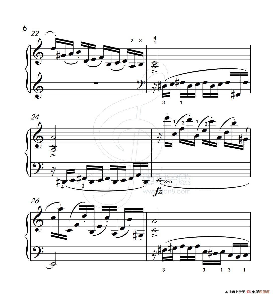 练习曲 5（克拉莫钢琴练习曲60首）